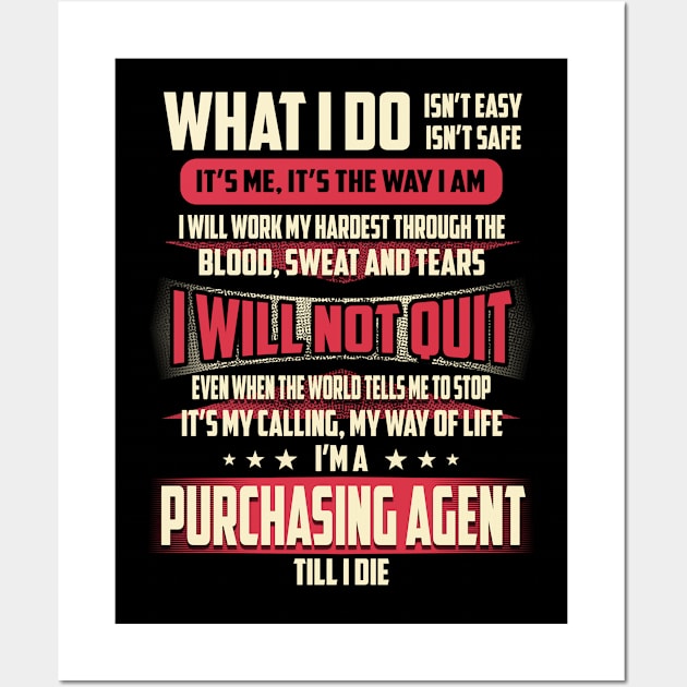 Purchasing Agent What i Do Wall Art by Rento